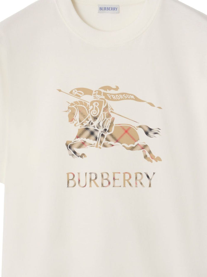 Burberry T-Shirts And Polos White Cotton