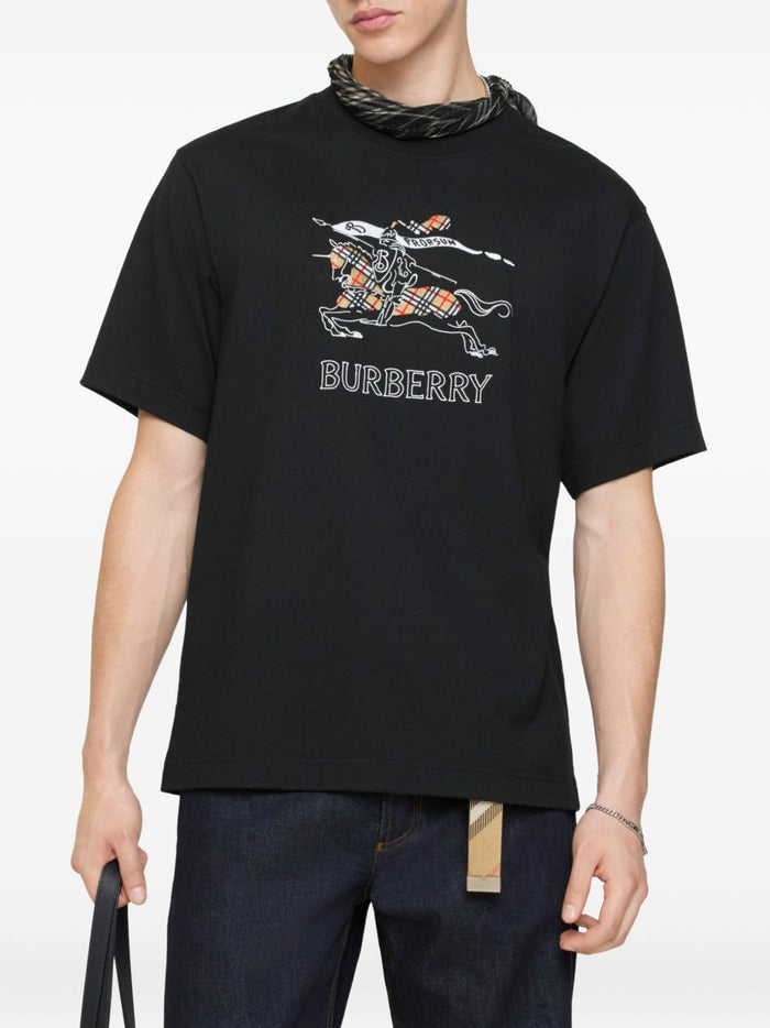 Burberry T-Shirts And Polos Black Cotton