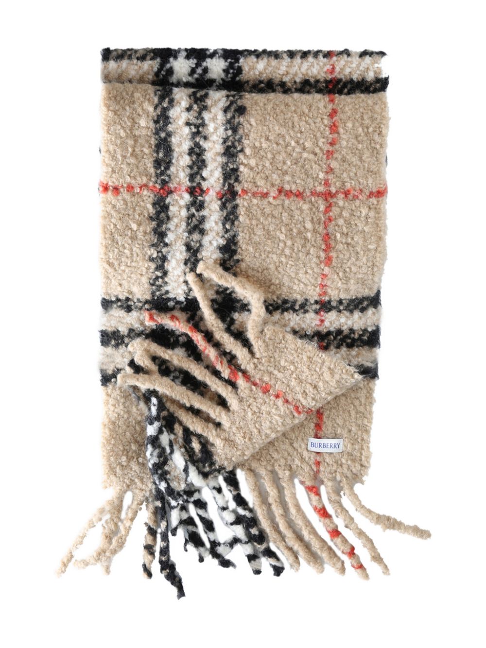 Burberry Scarfs Beige Alpaca Wool Polyamide