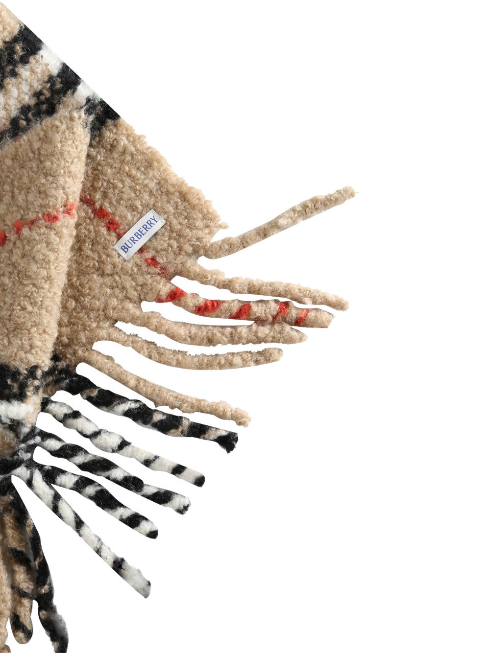 Burberry Scarfs Beige Alpaca Wool Polyamide