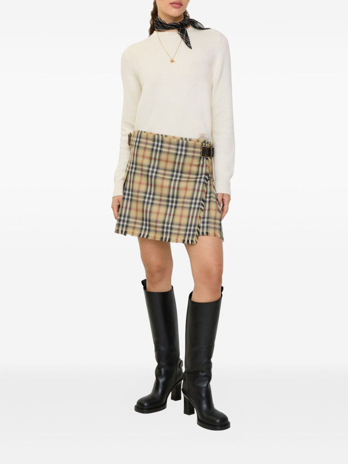 Burberry Skirts Beige Wool