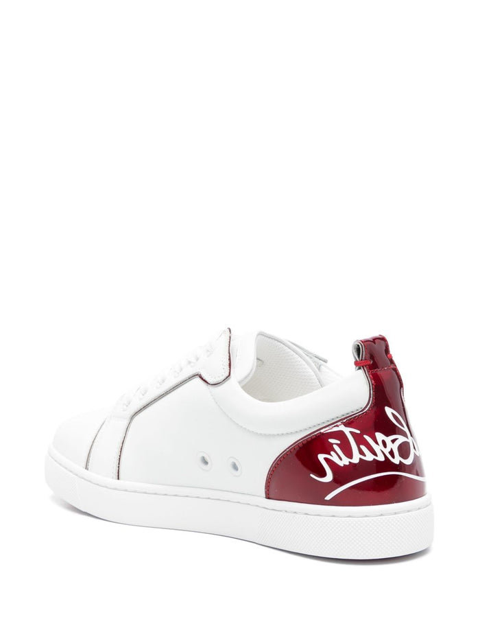 Christian Louboutin Sneakers White Leather 100 %