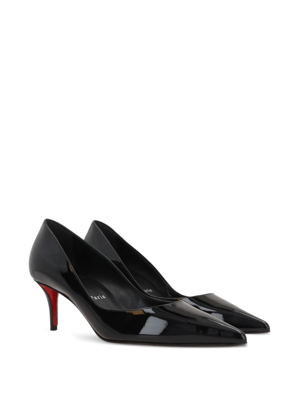 Christian Louboutin With Heel Black Patent Calf Leather