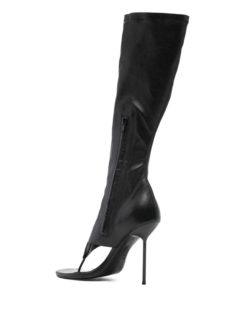 Paris Texas Boots Black Calf Leather