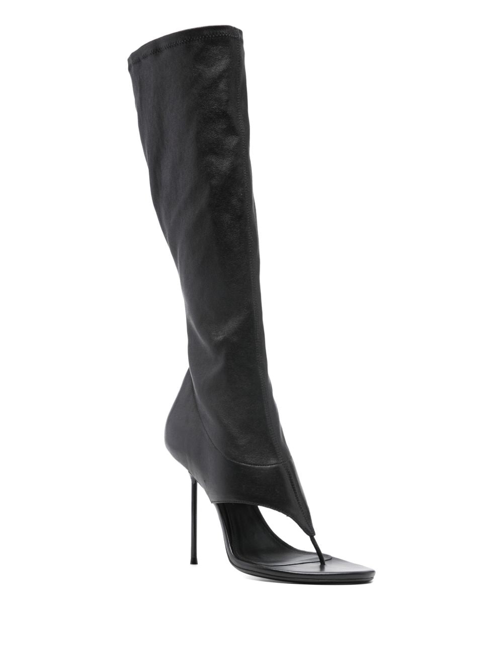 Paris Texas Boots Black Calf Leather