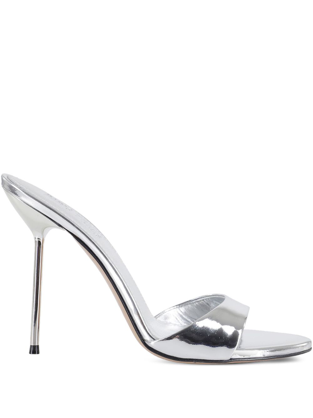 Paris Texas Sandals Silver Patent Leather