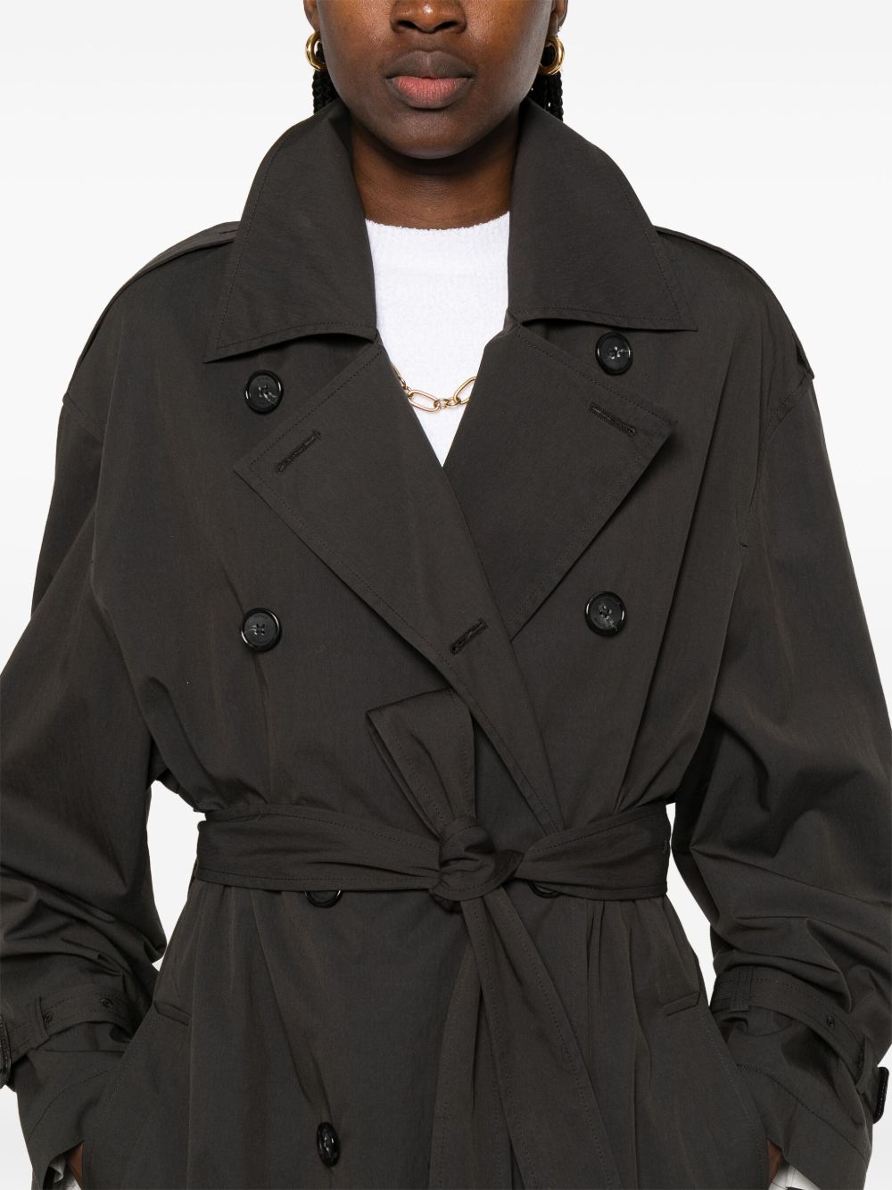 TOTEME PRE Coats Black Cotton