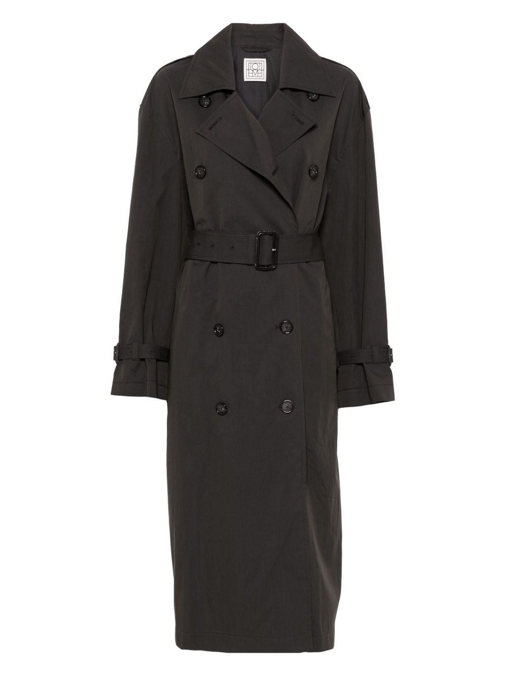 TOTEME PRE Coats Black Cotton