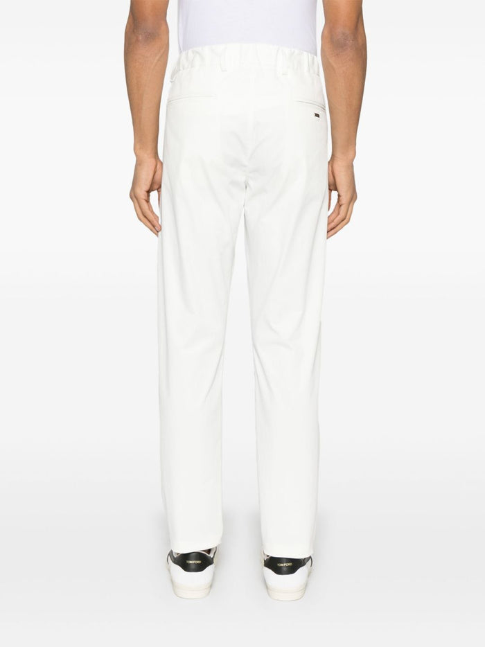 Herno Trousers White Polyeser