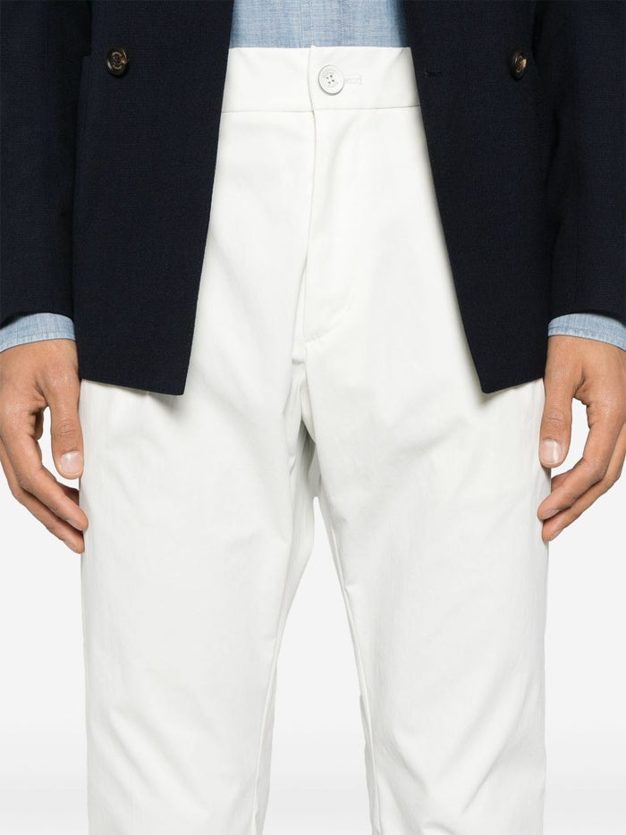 Herno Trousers White Polyeser