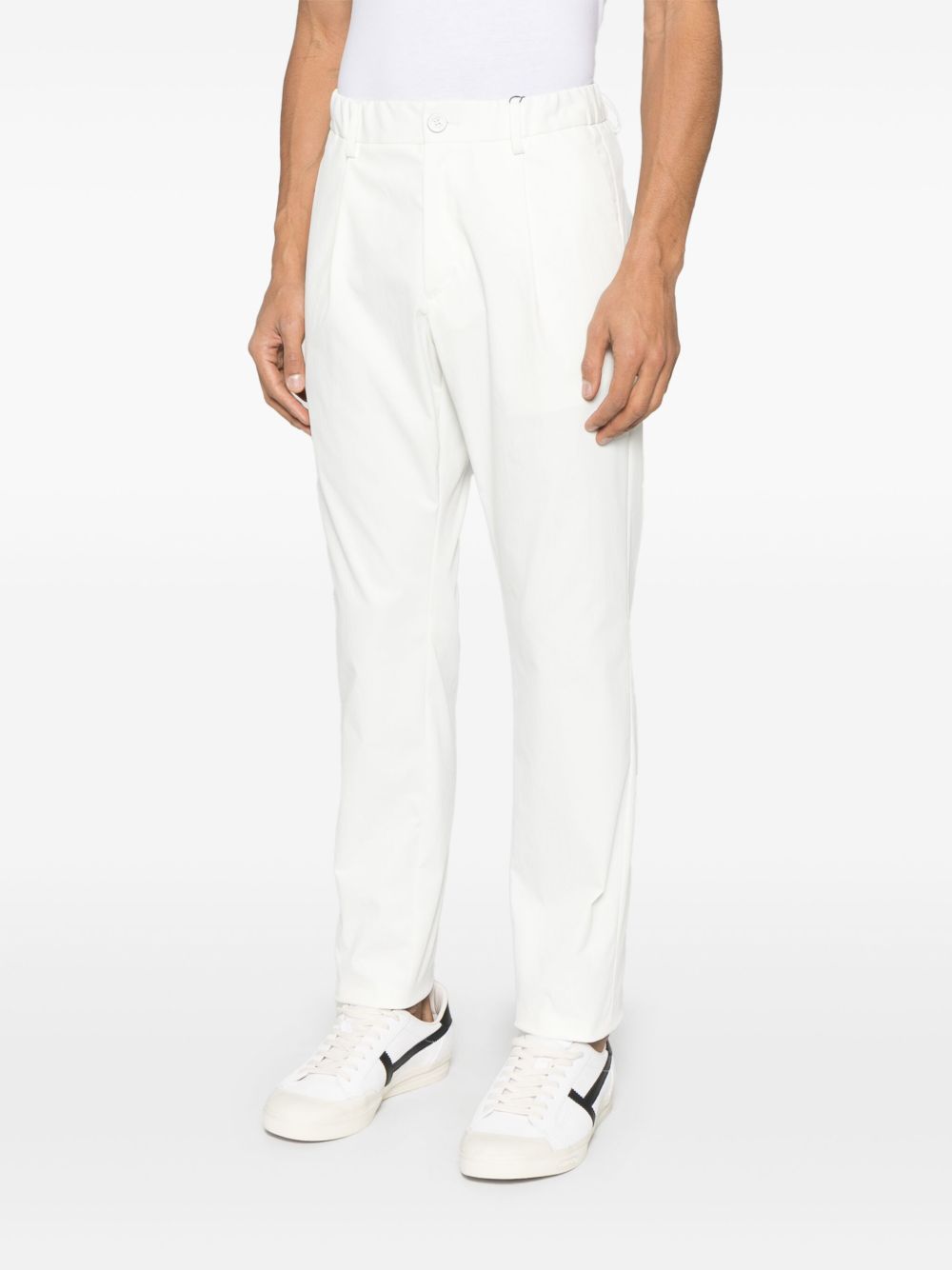 Herno Trousers White Polyeser