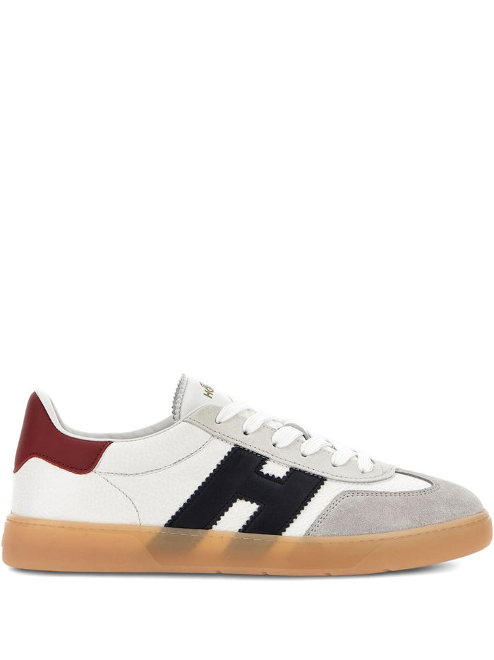 Hogan Sneakers White Calf Suede