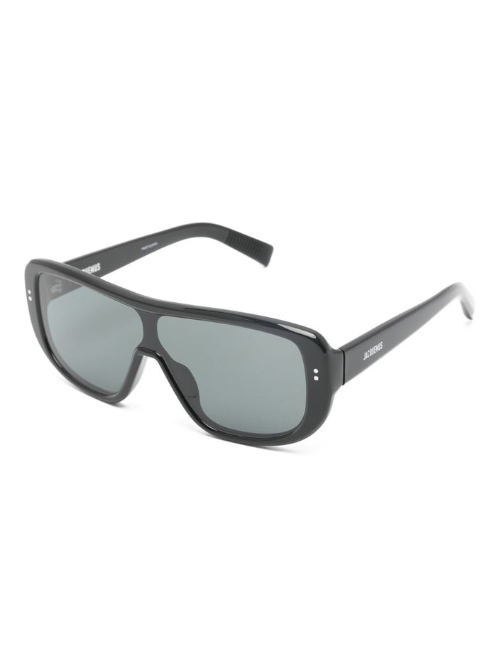JACQUEMUS Sunglasses Black Acetate