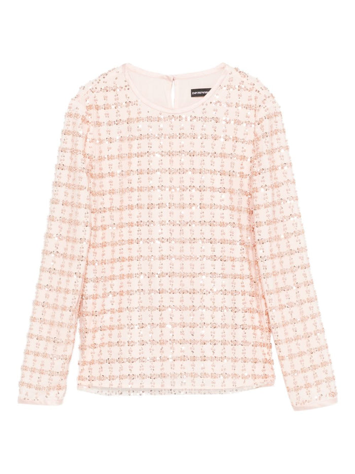 Emporio Armani Top Pink Polyester