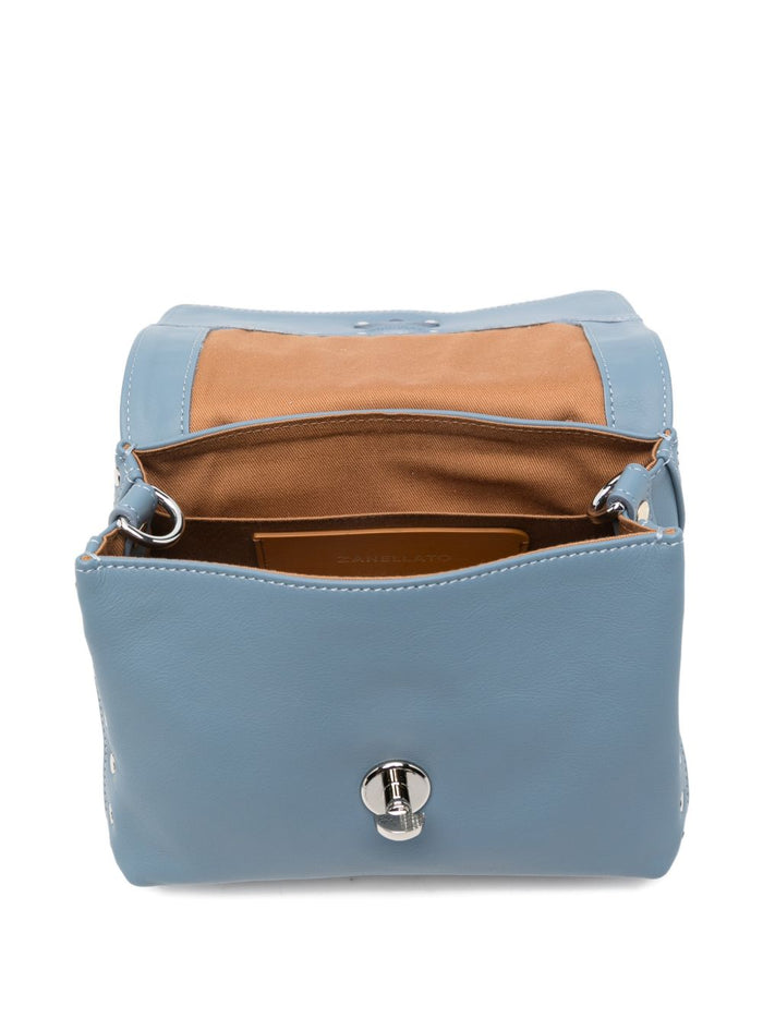 Zanellato Bags Clear Blue External Bovine Leather