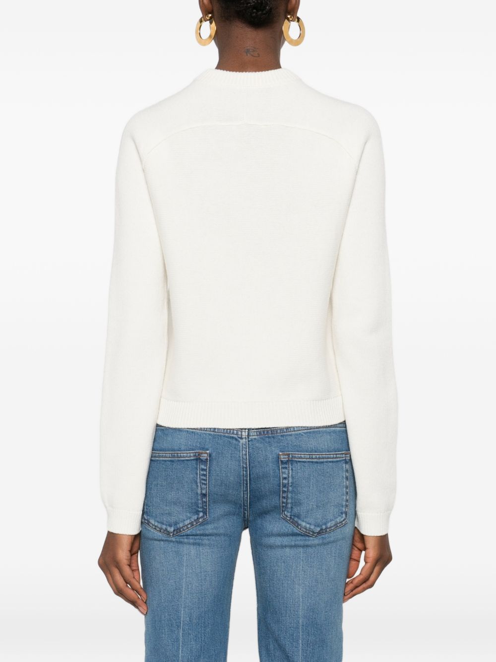 Gucci Sweaters White Wool Mix