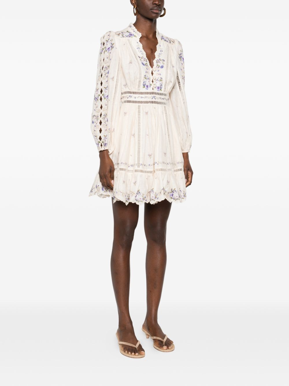 Zimmermann Dresses Beige Linen