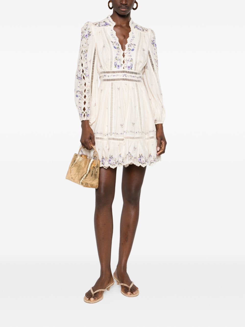 Zimmermann Dresses Beige Linen