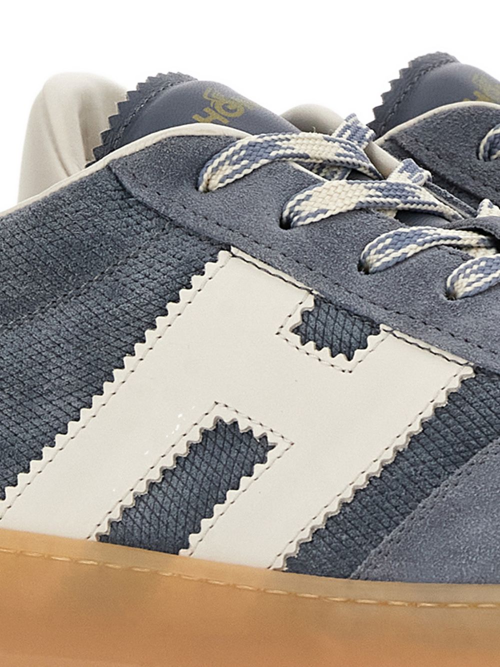 Hogan Sneakers Clear Blue Calf Suede