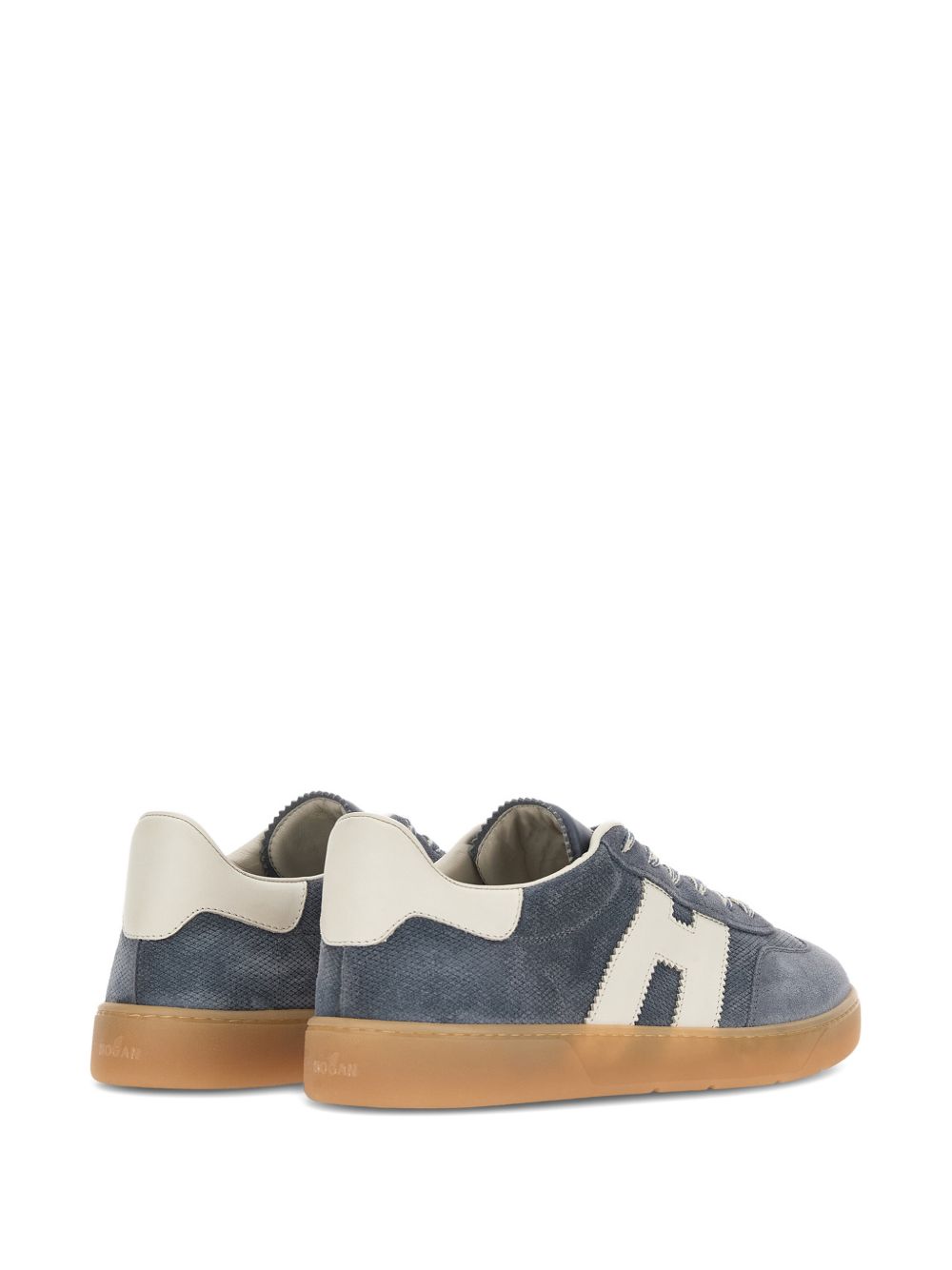Hogan Sneakers Clear Blue Calf Suede