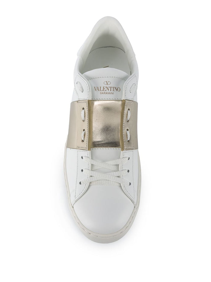 Valentino Garavani Sneakers Grey Calf Leather