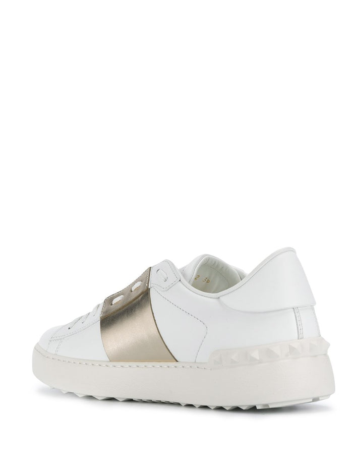 Valentino Garavani Sneakers Grey Calf Leather