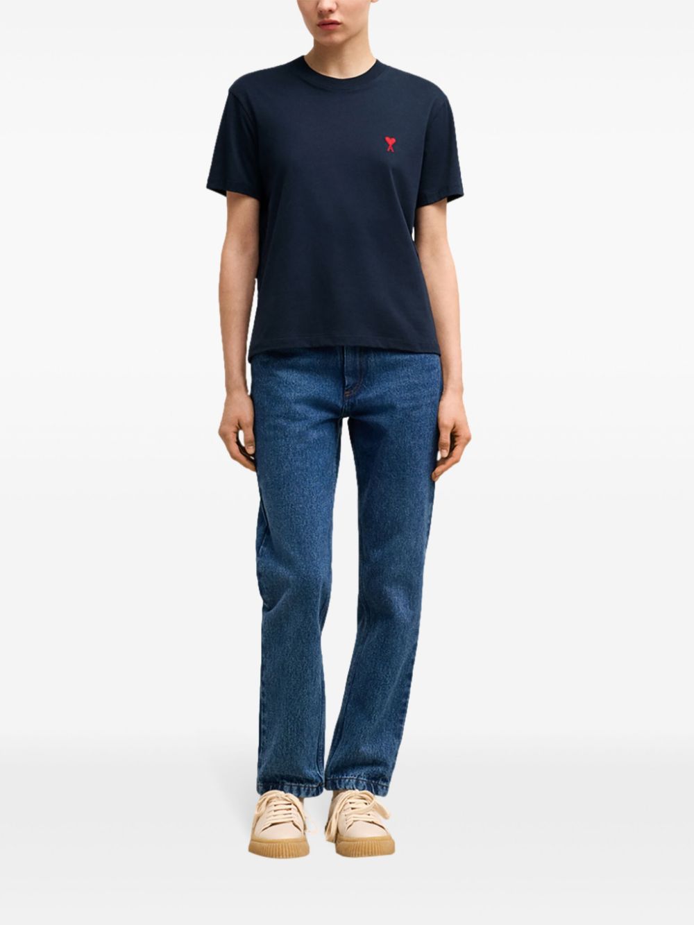 Ami Paris T-Shirts And Polos Blue Cotton