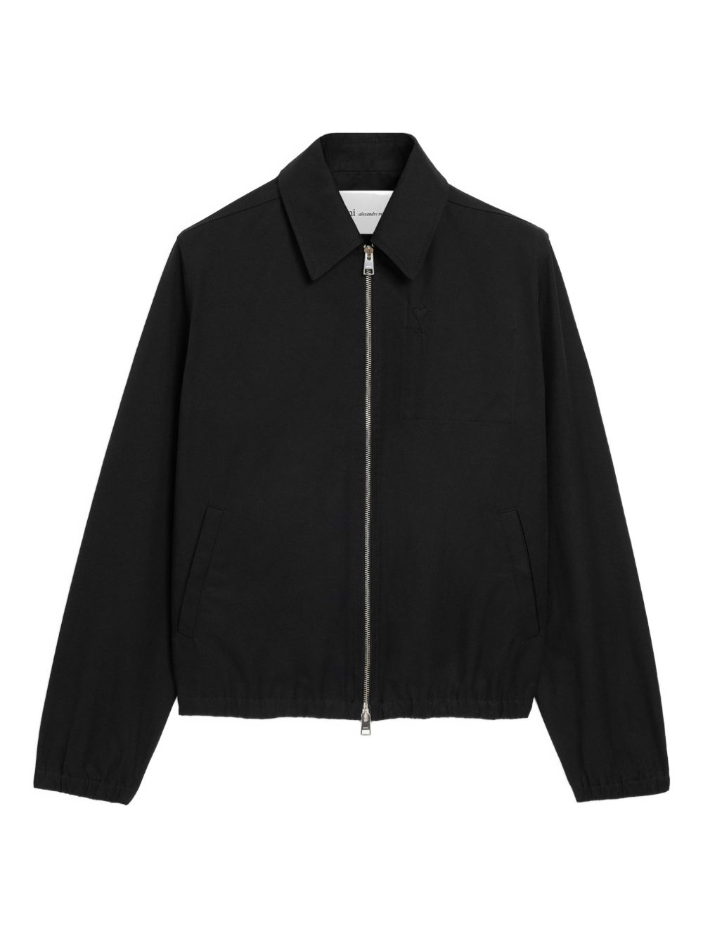 Ami Paris Coats Black Fabric