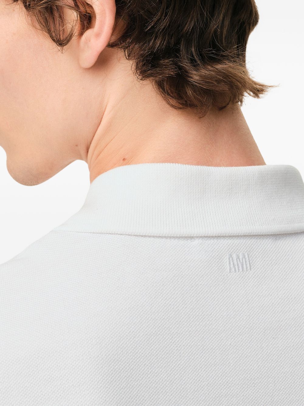 Ami Paris T-Shirts And Polos White Fabric