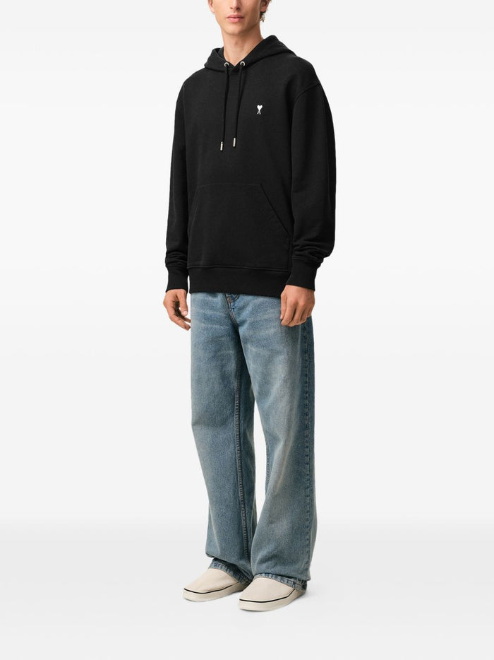 Ami Paris Sweaters Black Cotton