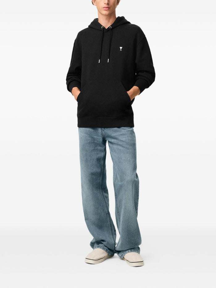 Ami Paris Sweaters Black Cotton