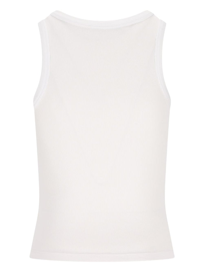 Givenchy Top White Cotton Elastane
