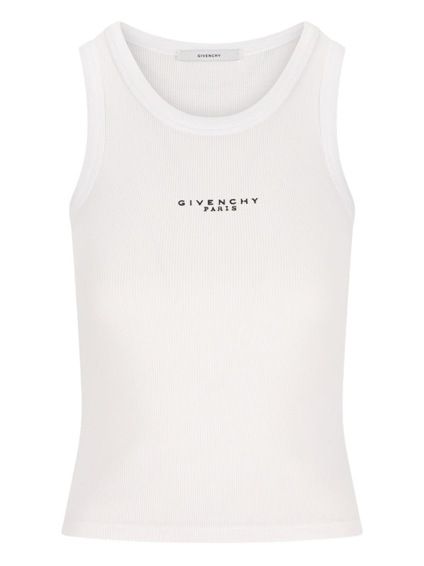 Givenchy Logo cotton tank top