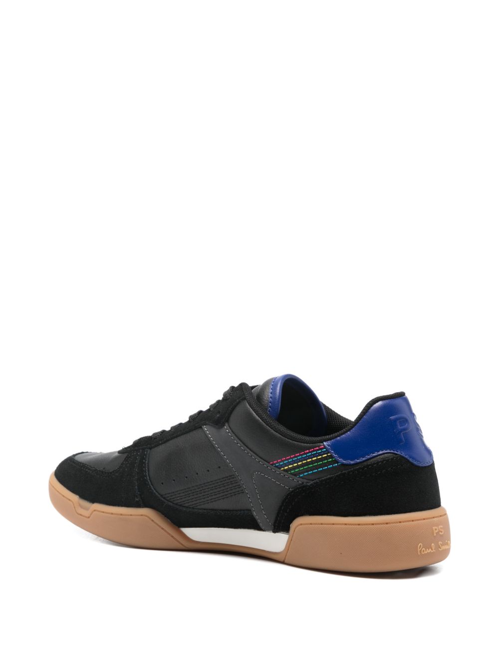 PS By Paul Smith Sneakers Black Cow Leather Upper/rubber Sole