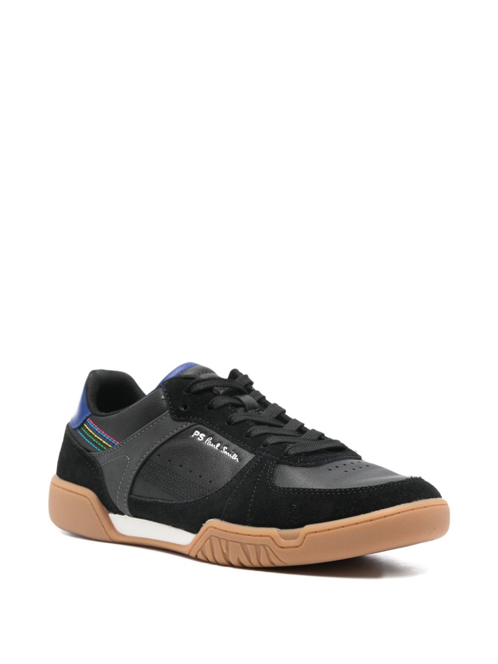 PS By Paul Smith Sneakers Black Cow Leather Upper/rubber Sole