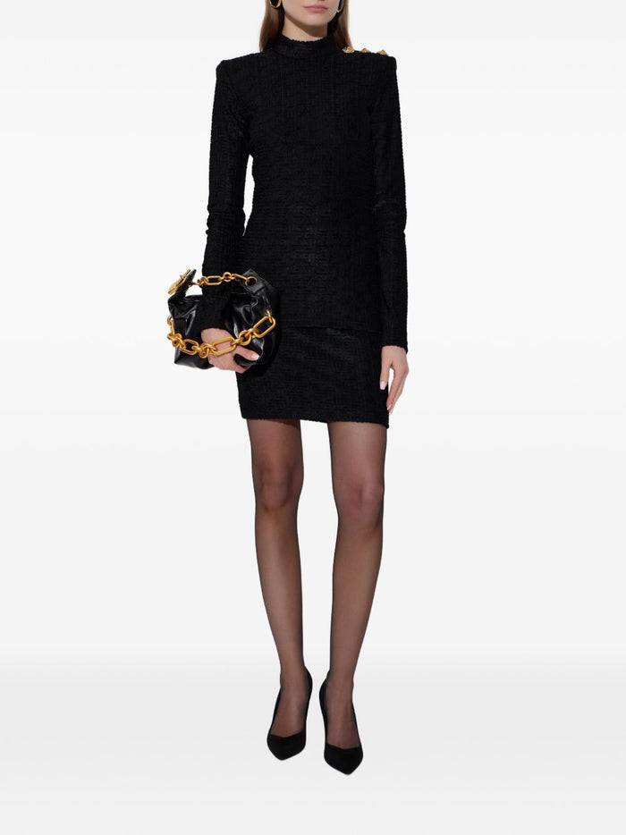 Balmain Skirts Black Polyester