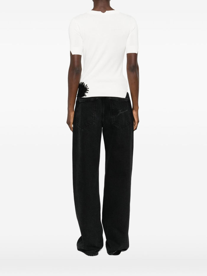 Ermanno Scervino T-shirts and Polos White Viscose Polyester