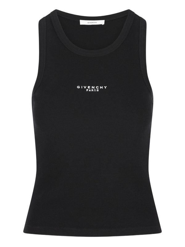 Givenchy Logo cotton tank top