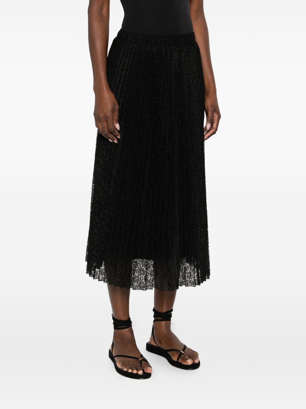 Ermanno Scervino Skirts Black Polyester Nylon
