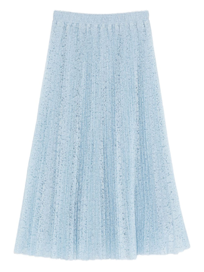 Ermanno Scervino Skirts Clear Blue Polyester Nylon