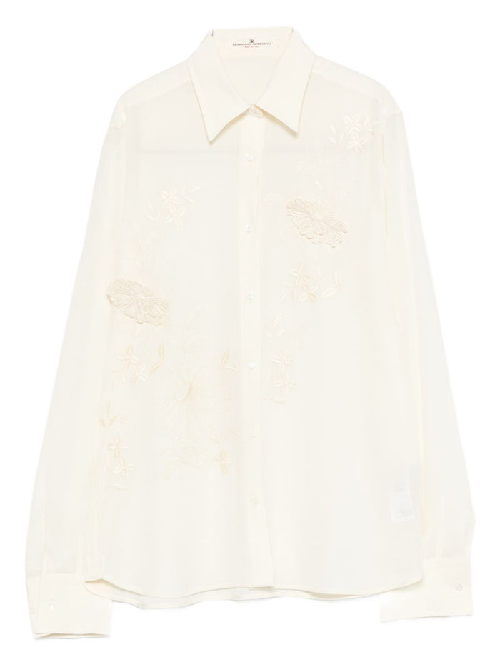 Ermanno Scervino Shirts White Silk