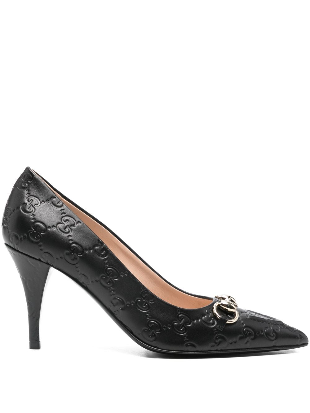 Gucci With Heel Black Calf Skin