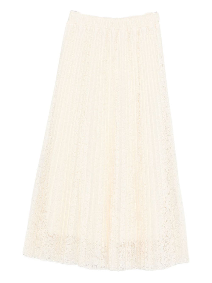 Ermanno Scervino Skirts White Polyester Nylon