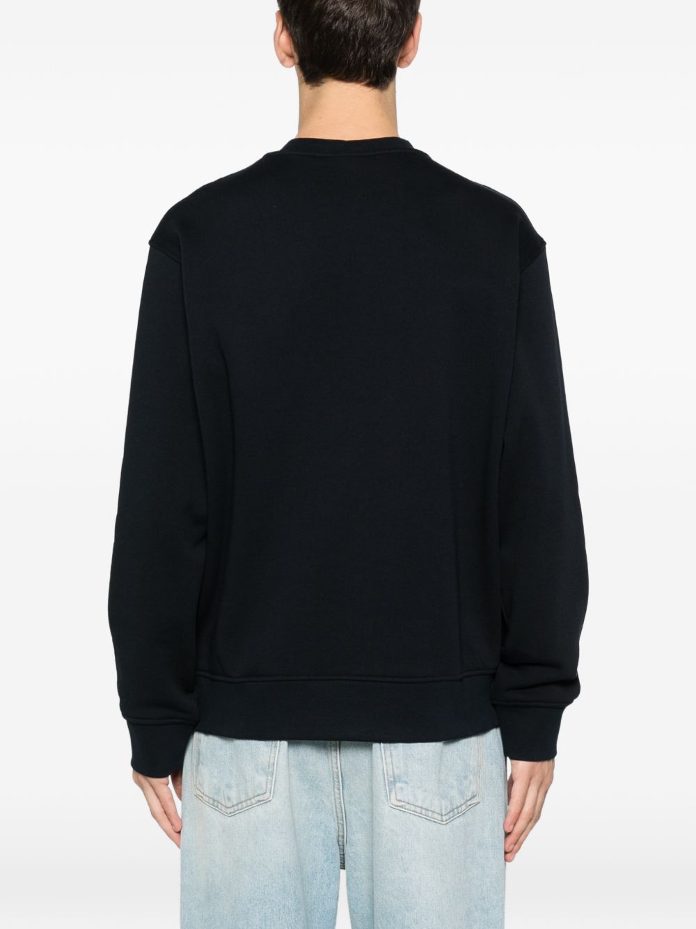 Emporio Armani Sweaters Blue Cotton