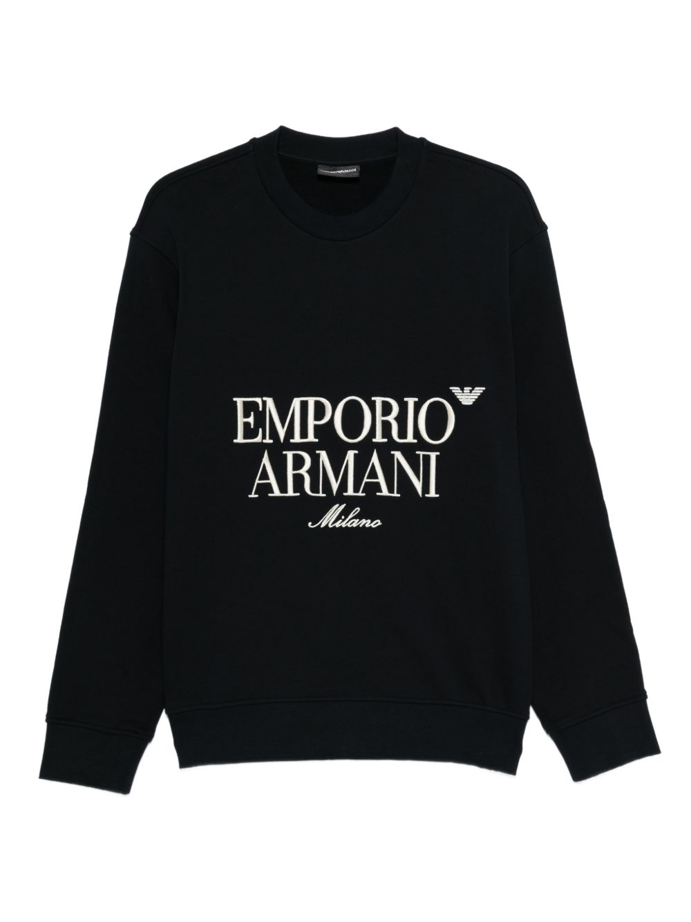 Emporio Armani Sweaters Blue Cotton