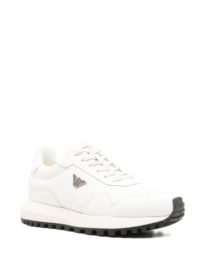 Emporio Armani Sneakers White Polyamide