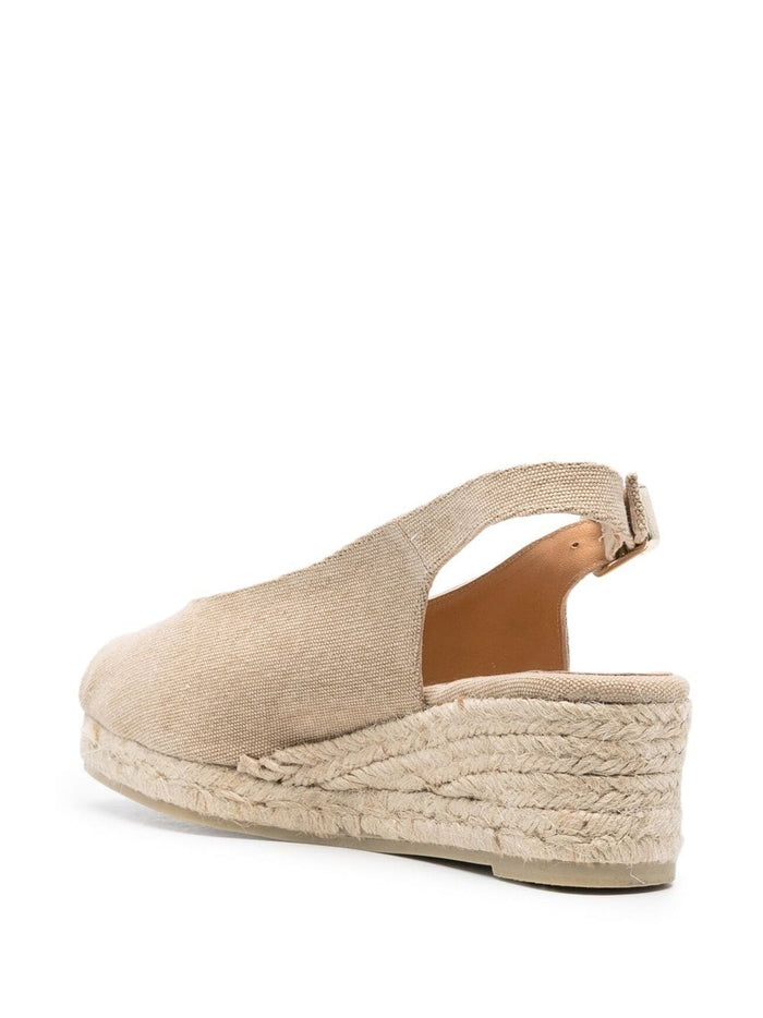 Castaner Flat shoes Beige Fabric