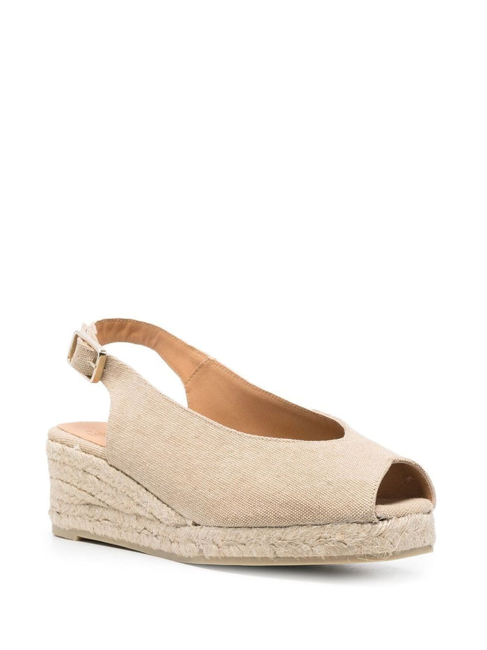 Castaner Flat shoes Beige Fabric