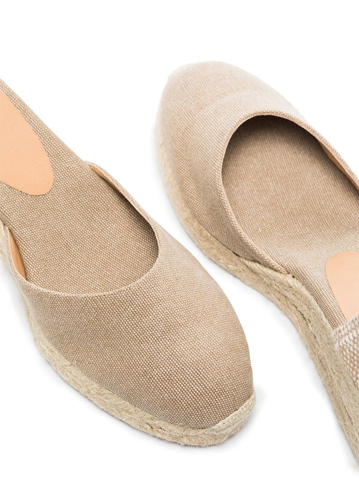 Castaner Flat shoes Beige Fabric