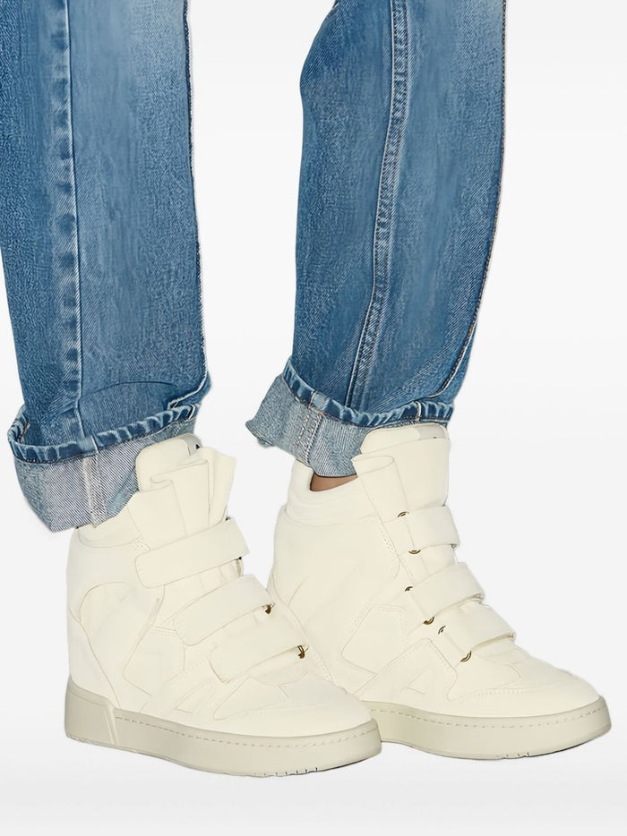 Isabel Marant Sneakers Beige Cow Leather